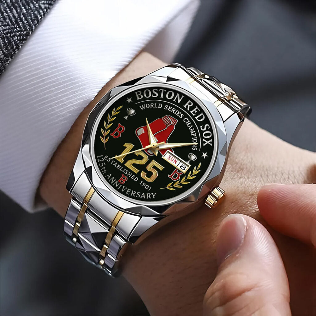 Boston Red Sox 125th Anniversary 2026 Alloy Luxury Quartz Watch - TANTN16069