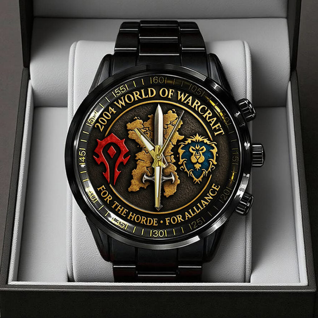 World Of Warcraft Black Stainless Steel Watch - TANTN16267
