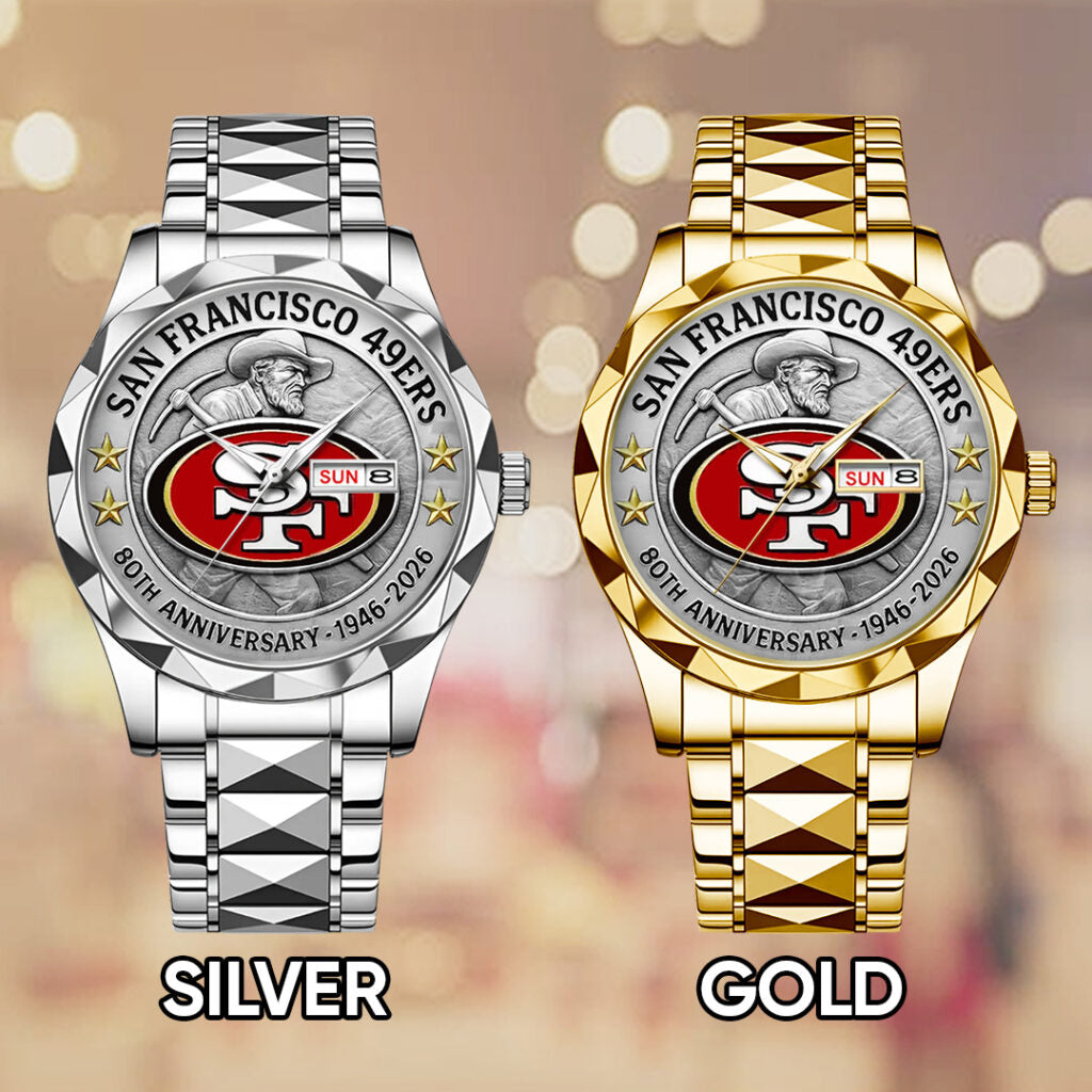 San Francisco 49ers 2026 Anniversary Alloy Luxury Quartz Watch - TANTN16987