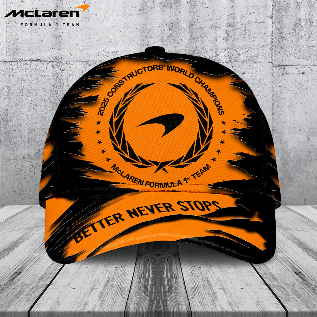 McLaren Formula 1 Team 2025 Constructors' 10 Times Classic Cap – TANTN17192