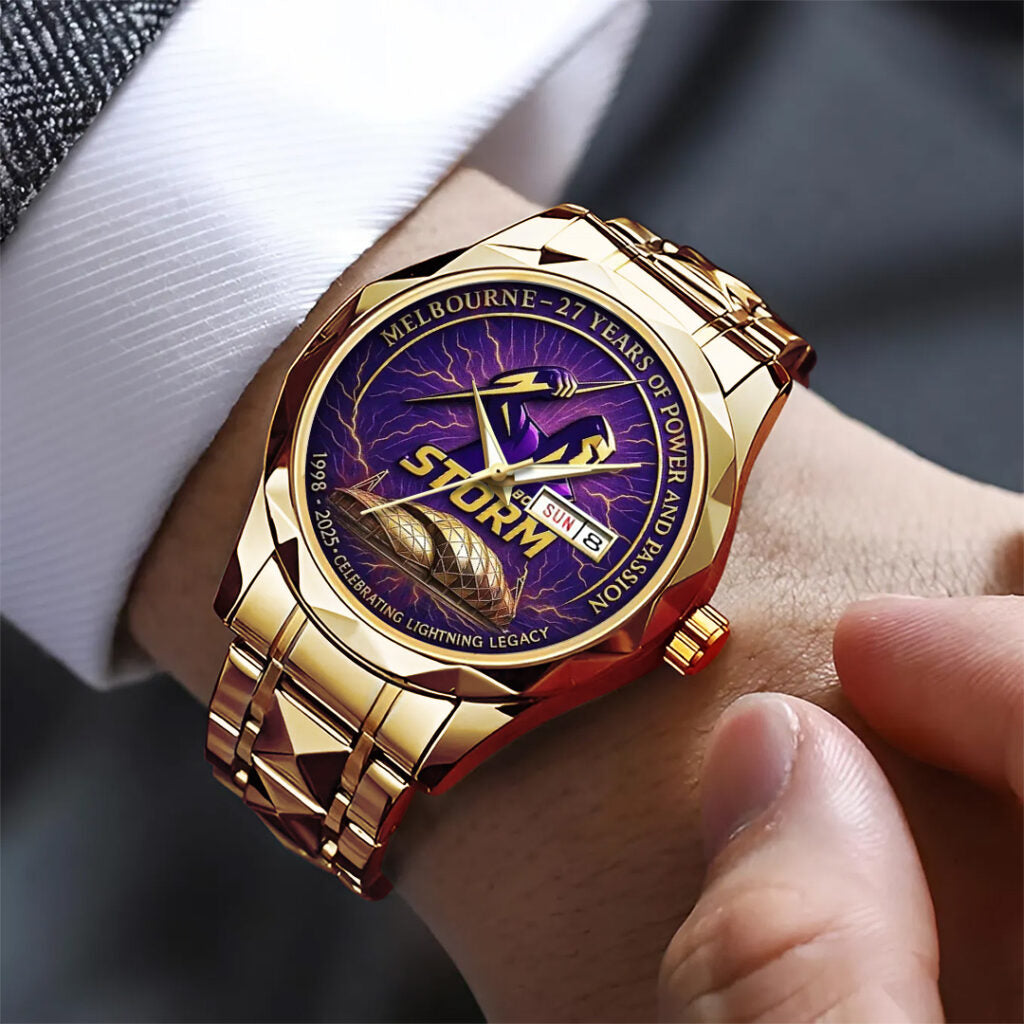 Melbourne Storm 27th Anniversary 2025 Alloy Luxury Quartz Watch - TANTN17805