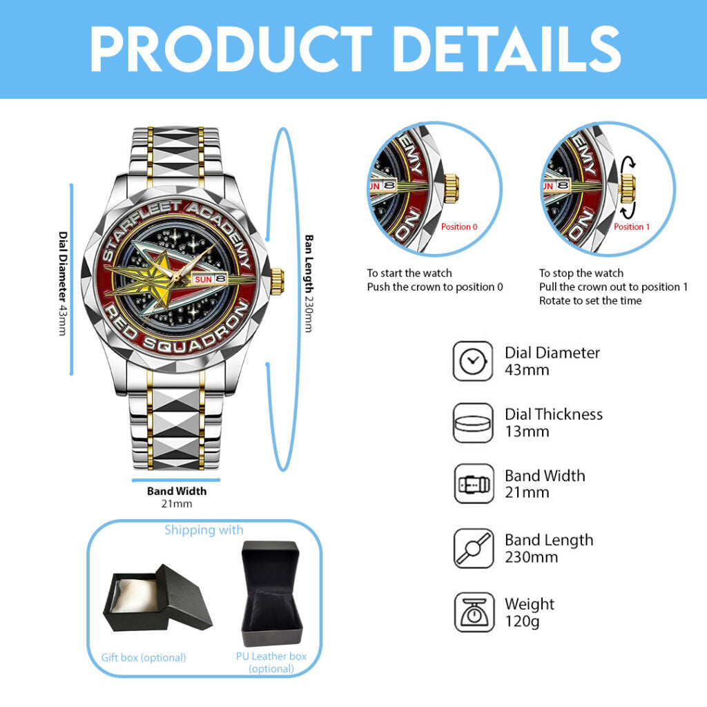 Star Trek Alloy Luxury Quartz Watch - TANTN17987