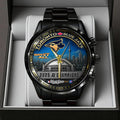 Toronto Blue Jays WinCraft 2025 American League Champions Black Stainless Steel Watch - TANTN18702