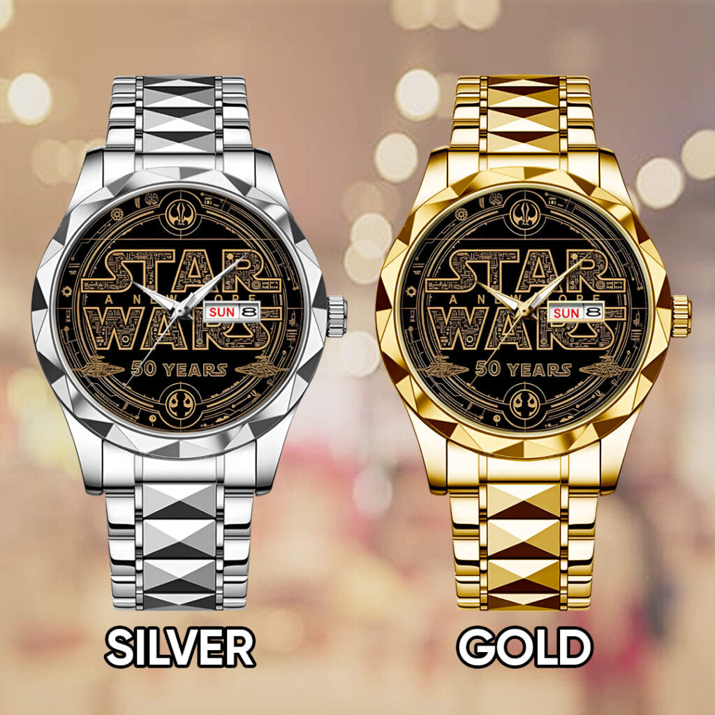 Star Wars 50th Anniversary Alloy Luxury Quartz Watch - TANTN19411