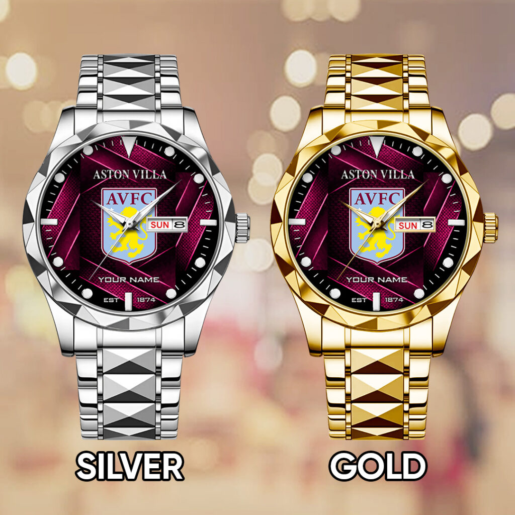 Personalized Aston Villa Alloy Luxury Quartz Watch - TANTN20268