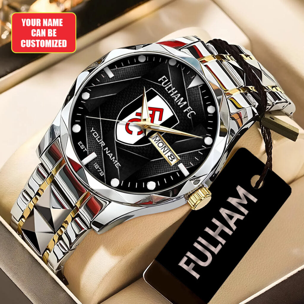 Personalized Fulham FC Alloy Luxury Quartz Watch - TANTN20270