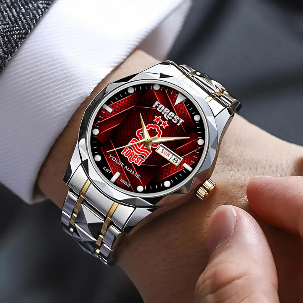 Personalized Nottingham Forest Alloy Luxury Quartz Watch - TANTN20273