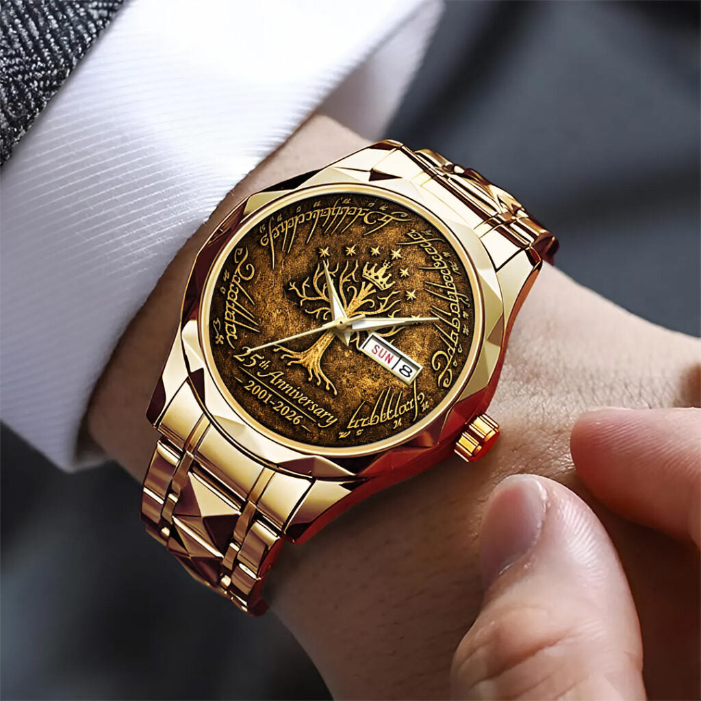 The Lord Of The Rings 25th Anniversary Alloy Luxury Quartz Watch - TANTN20362