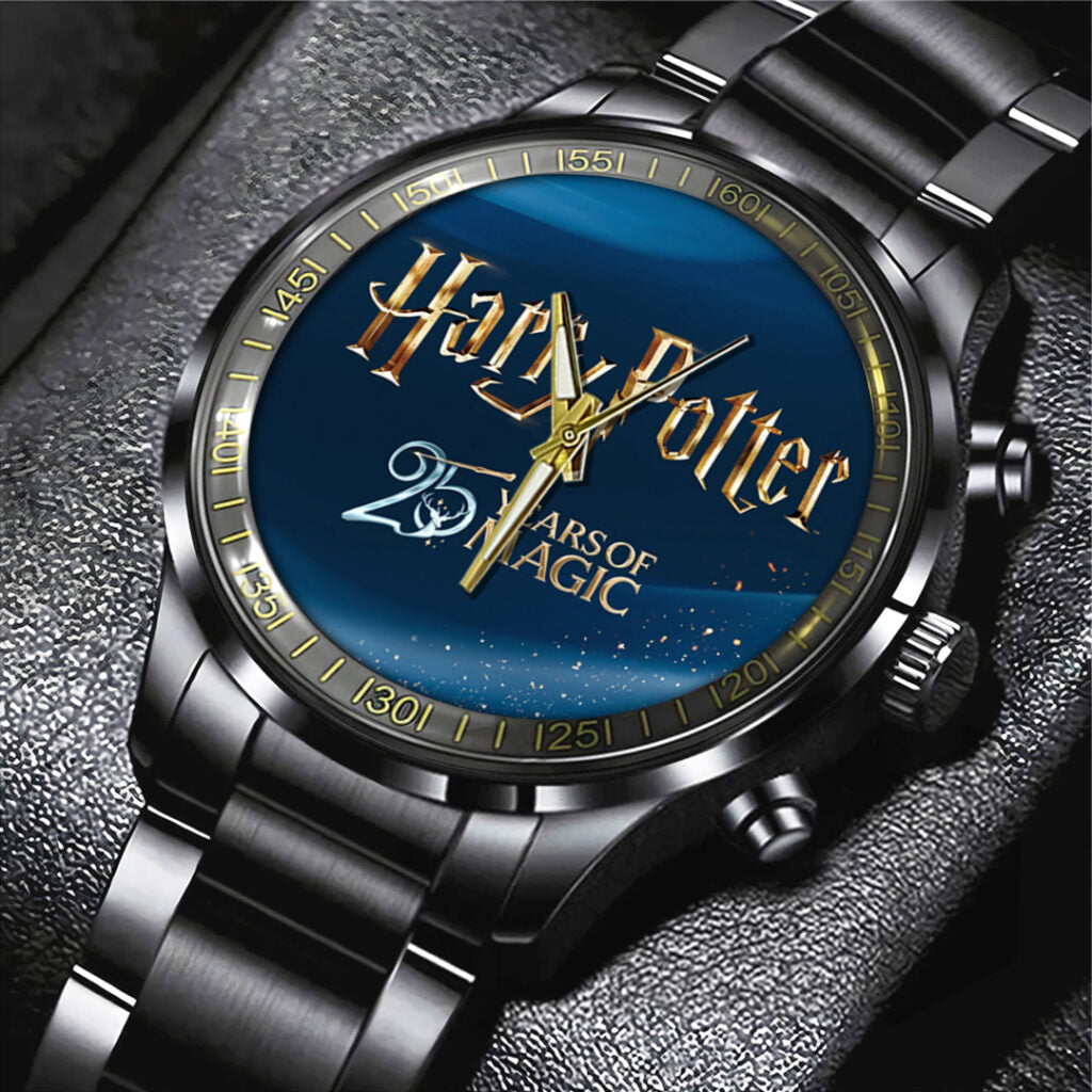 Harry Potter 25th Anniversary 2026 Black Stainless Steel Watch - TANTN20550