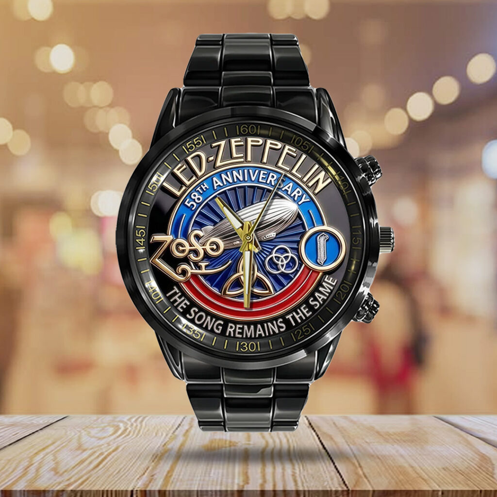 Led Zeppelin Black Stainless Steel Watch - TANTN20555