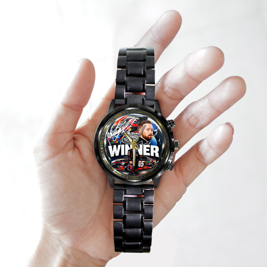 Tyler Reddick 2026 Daytona 500 Champion Black Stainless Steel Watch - TANTN21140