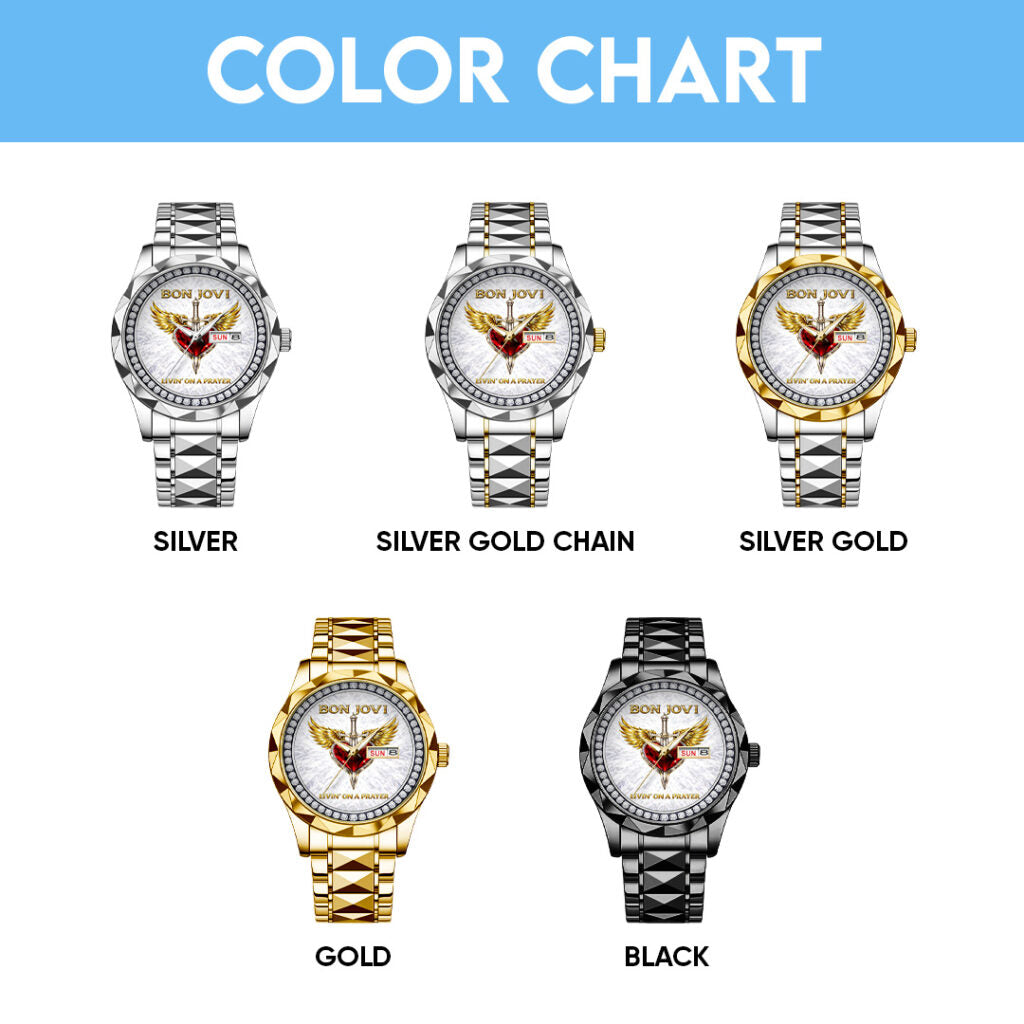 Bon Jovi Alloy Luxury Quartz Watch - TANTN21205