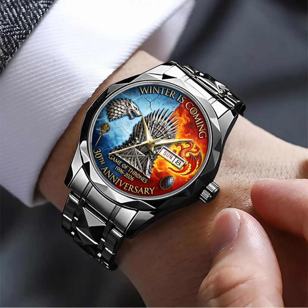 Game of Thrones 30th Anniversary 2026 Alloy Luxury Quartz Watch - TANTN21334