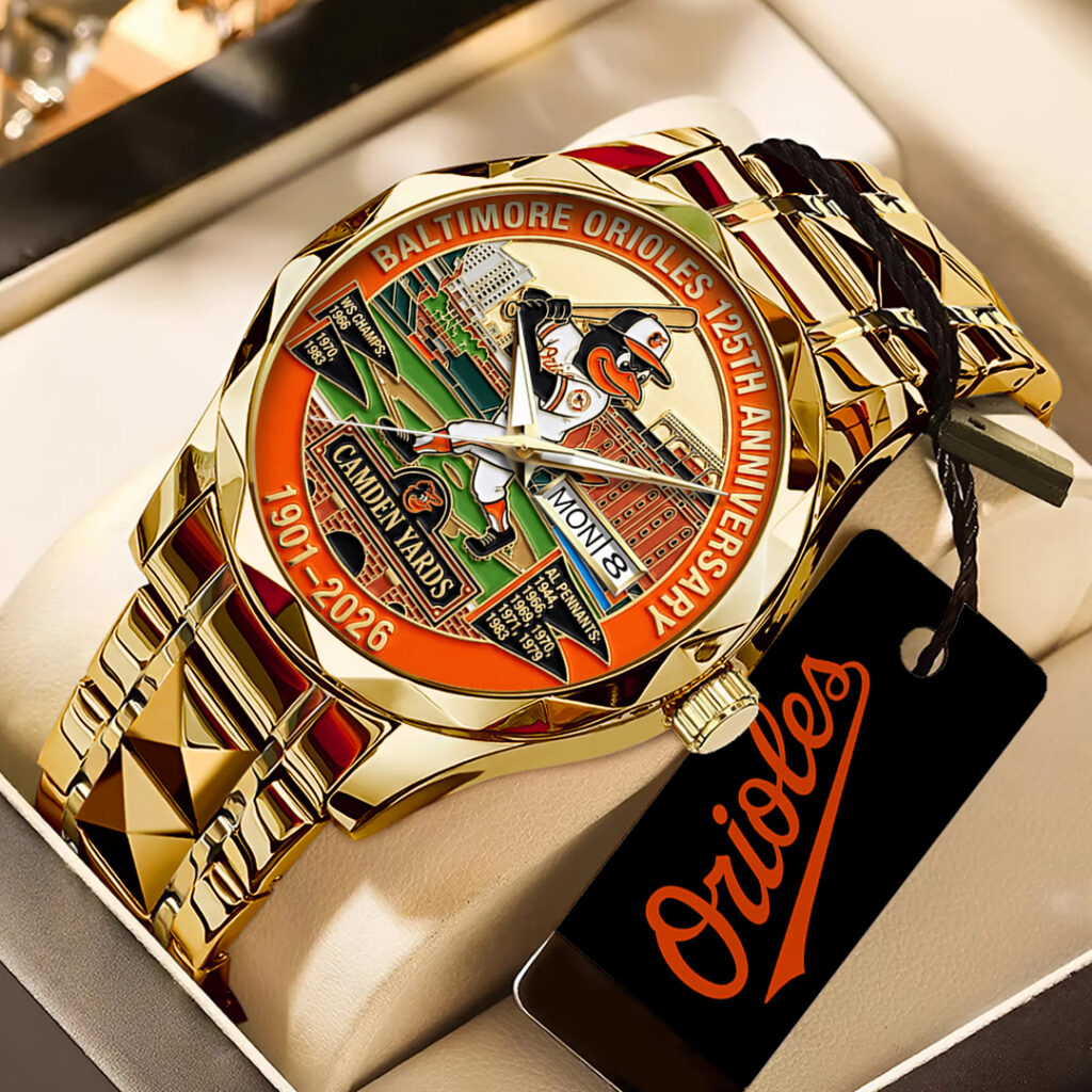 Baltimore Orioles 125th Anniversary 2026 Alloy Luxury Quartz Watch - TANTN21336
