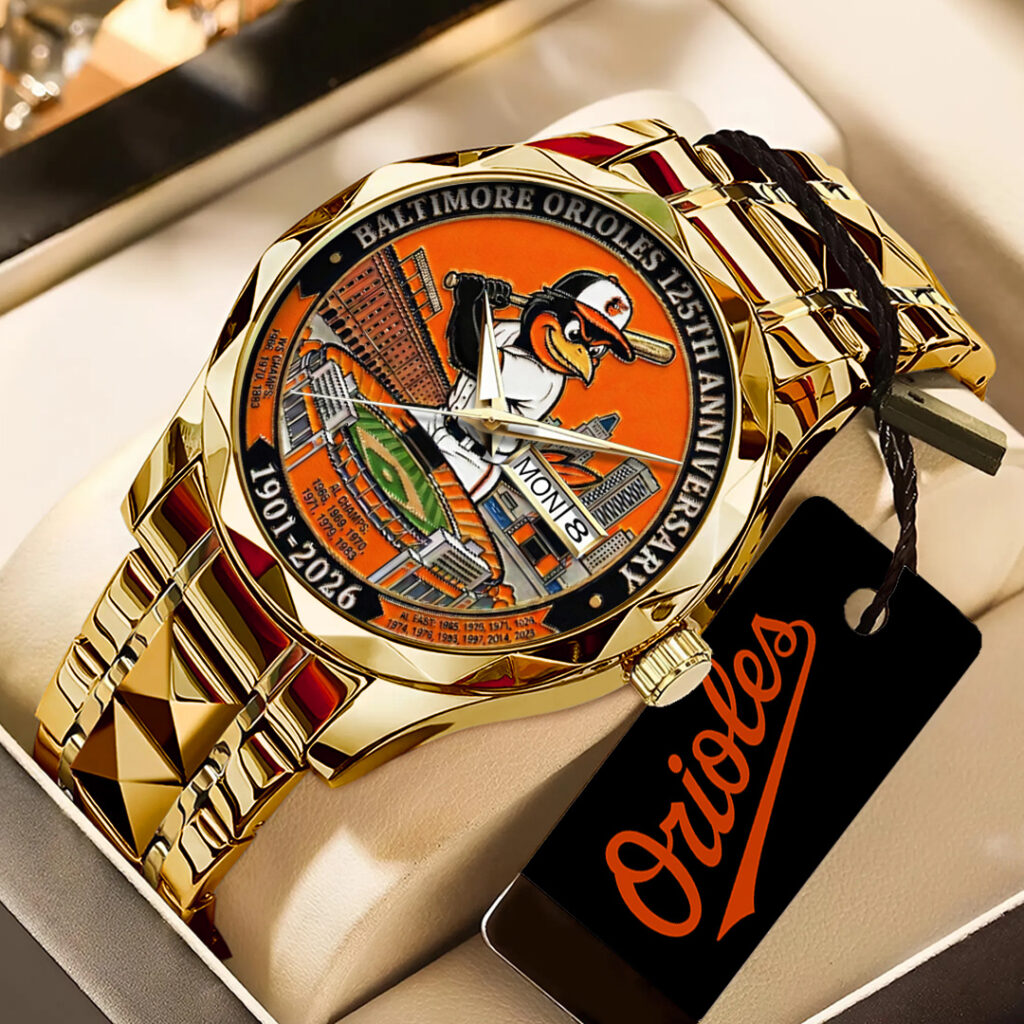 Baltimore Orioles 125th Anniversary 2026 Alloy Luxury Quartz Watch - TANTN21337