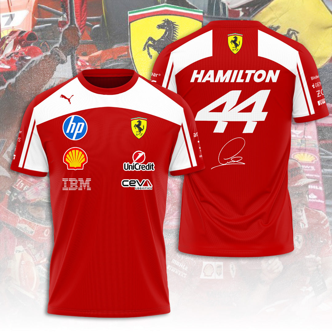 Scuderia Ferrari F1 Team x Lewis Hamilton 2026 3D Apparel – TANTN21376