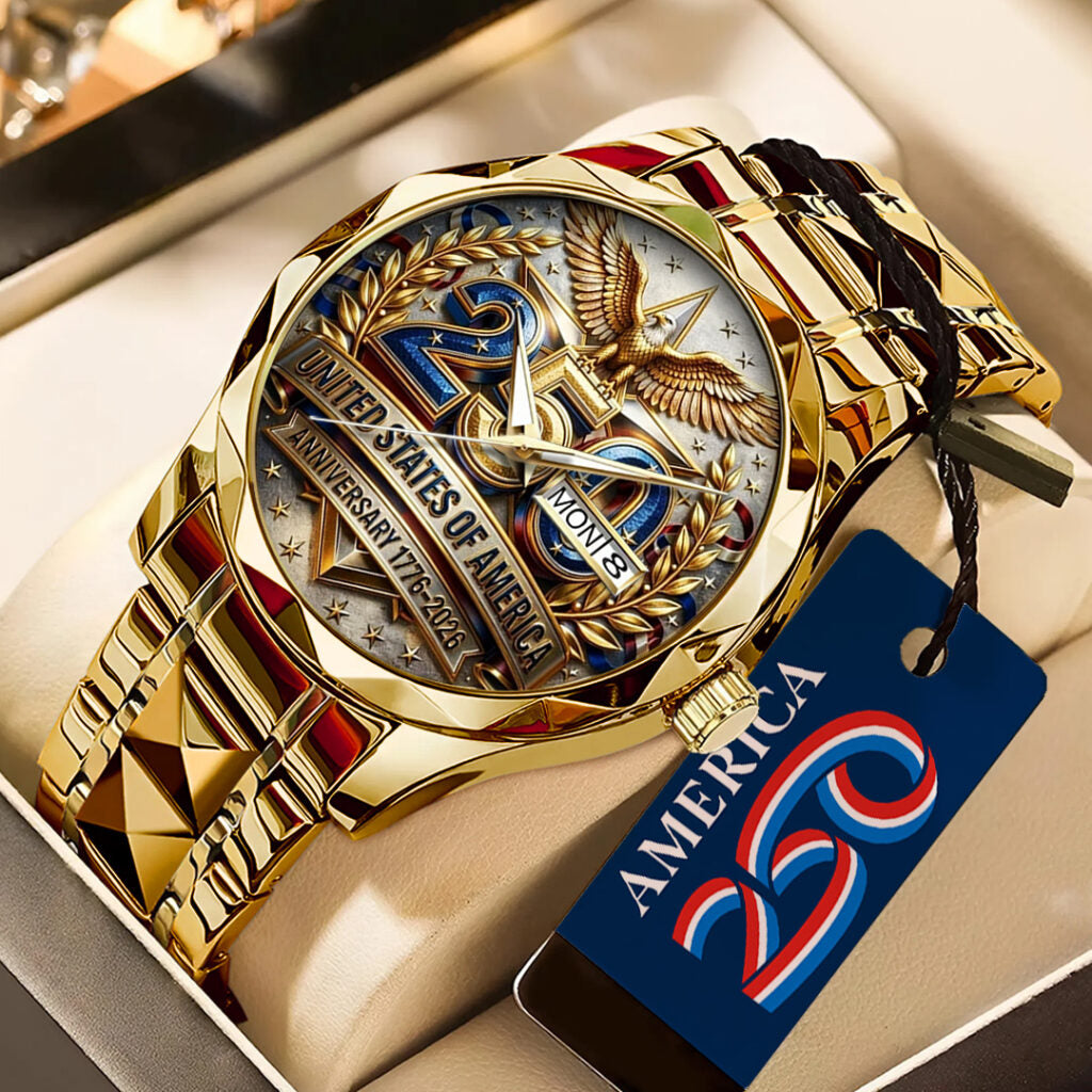America250 Alloy Luxury Quartz Watch - TANTN21409