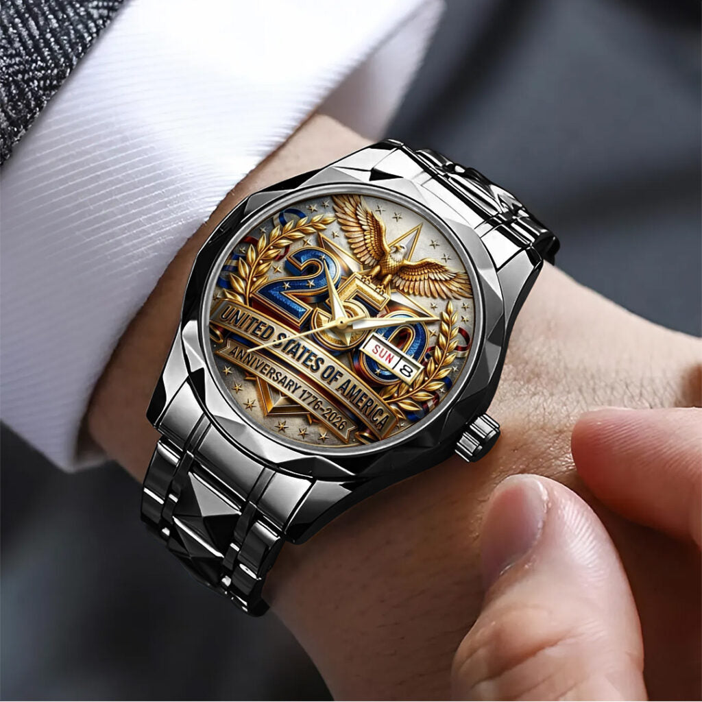 America250 Alloy Luxury Quartz Watch - TANTN21409
