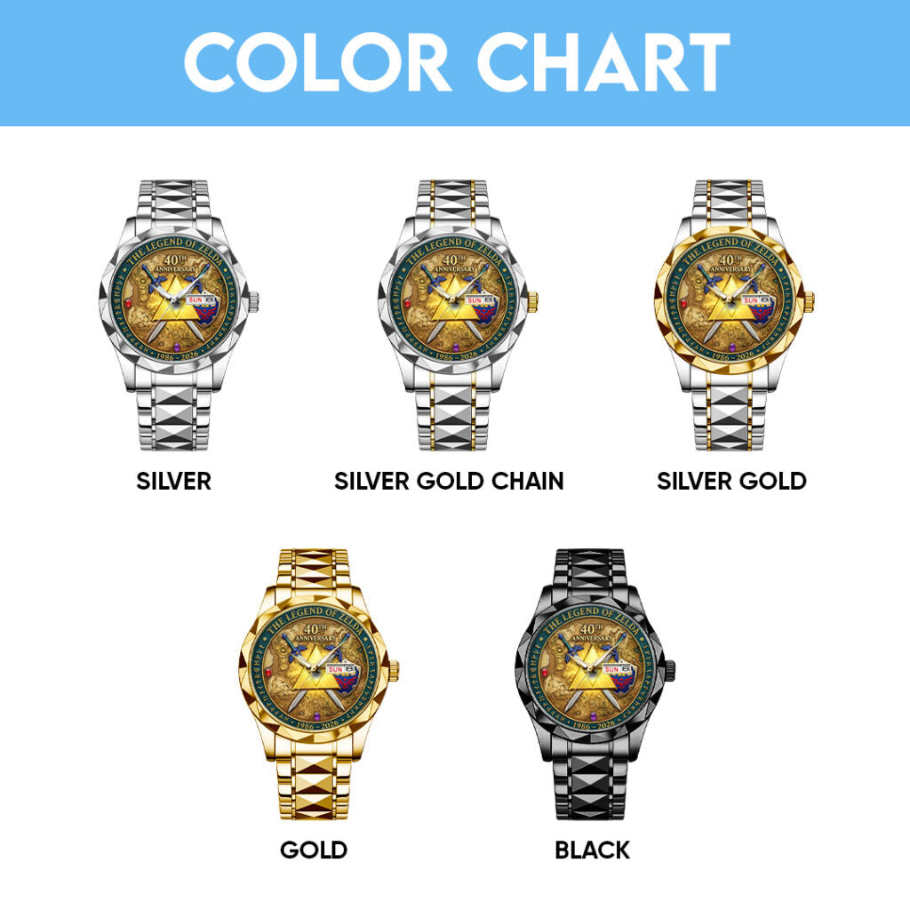 The Legend of Zelda 40th Anniversary Alloy Luxury Quartz Watch - TANTN21462