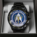 Star Trek 60th Anniversary Black Stainless Steel Watch - TANTN22047