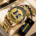 Michigan Wolverines 2026 Men's Basketball National Champions Alloy Luxury Quartz Watch - TANTN22354