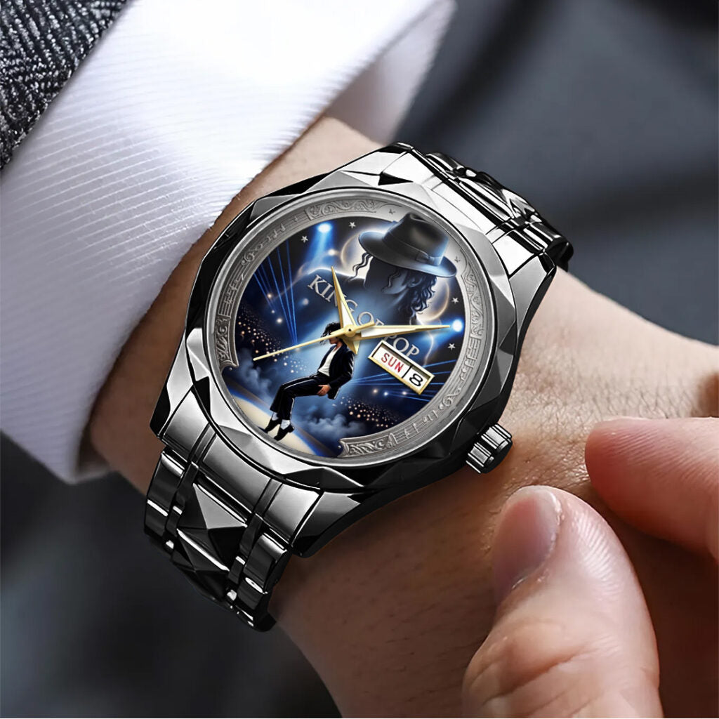 Michael Jackson Alloy Luxury Quartz Watch - TANTN22541