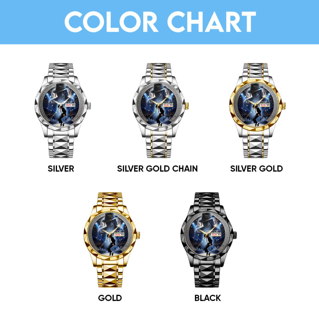 Michael Jackson Alloy Luxury Quartz Watch - TANTN22541