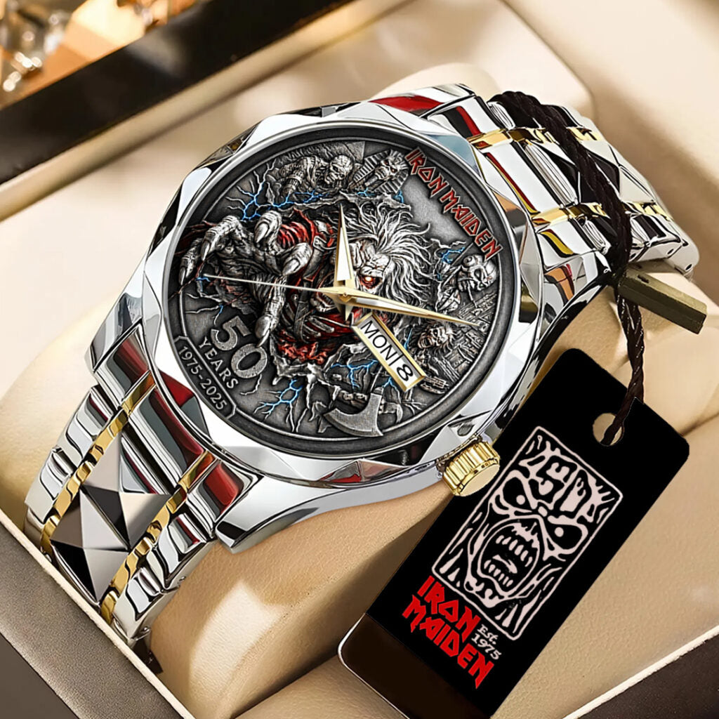 Iron Maiden 50th Anniversary Alloy Luxury Quartz Watch - TANTN22856