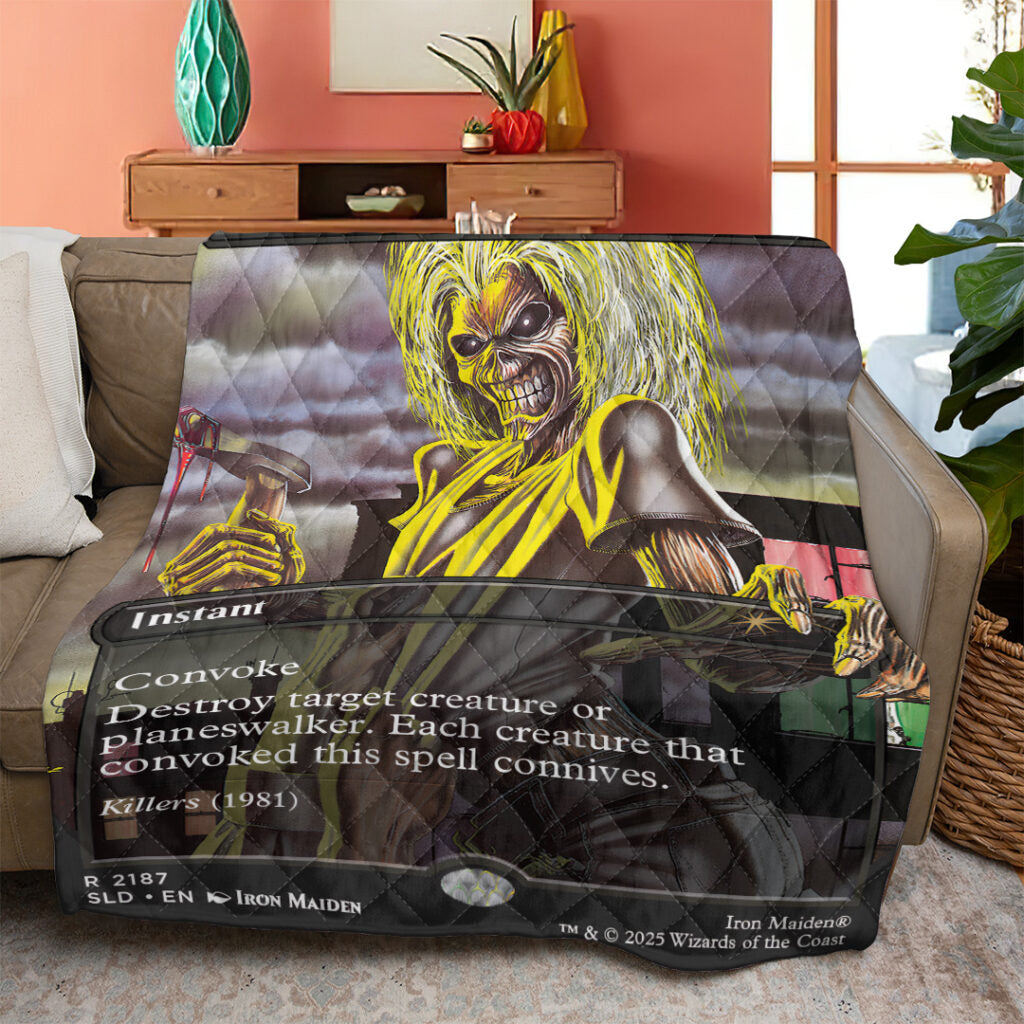 Iron Maiden Quilt Blanket - TANTN22915