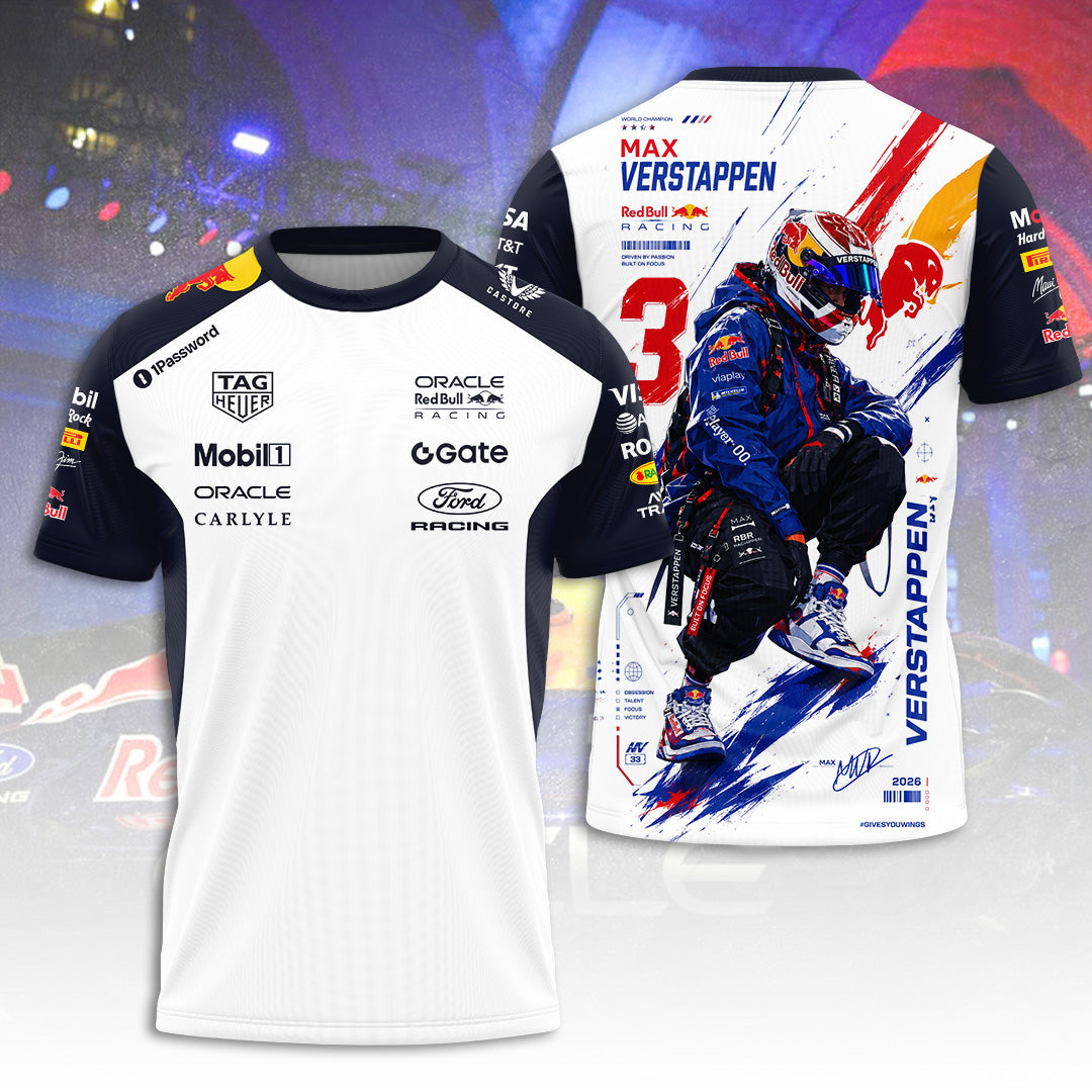 Red Bull Racing x Max Verstappen 3D Apparel – TANTN22949