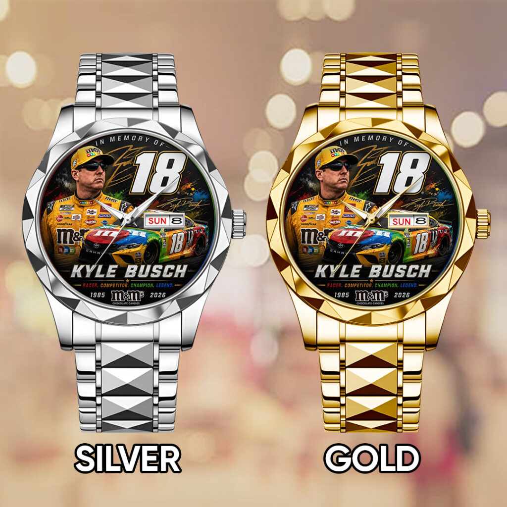 Kyle Busch Alloy Luxury Quartz Watch - TANTN23206