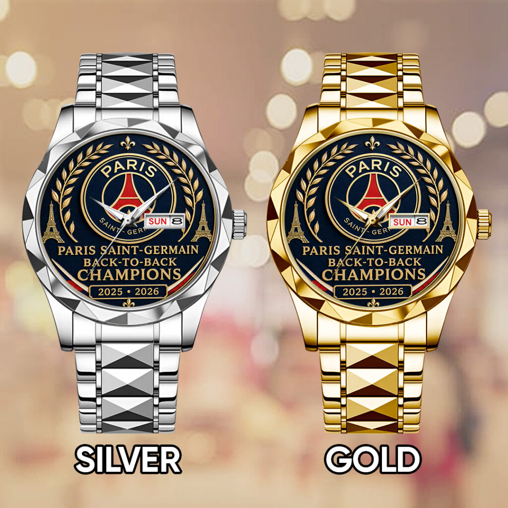 Paris Saint-Germain Champions of Europe 25/26 Alloy Luxury Quartz Watch - TANTN23297