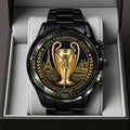 Paris Saint-Germain Champions of Europe 25/26 Black Stainless Steel Watch - TANTN23300