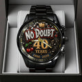 No Doubt 40th Anniversary Black Stainless Steel Watch - TANTN24667
