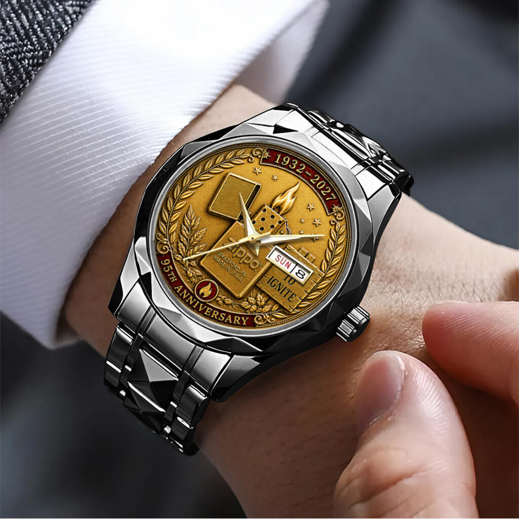 Zippo 95th Anniversary Alloy Luxury Quartz Watch - TANTN24927