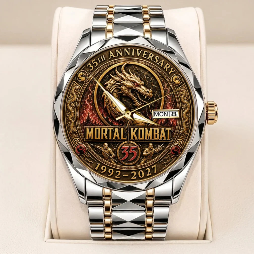 Mortal Kombat 35th Anniversary Alloy Luxury Quartz Watch - TANTN25105