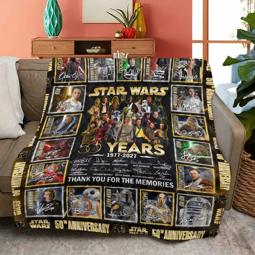 Star Wars 50th Anniversary Quilt Blanket - TANTN25176