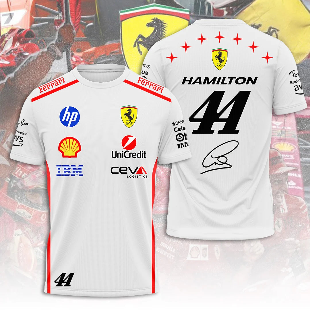 Lewis Hamilton x Scuderia Ferrari Monza Grand Prix 2026 3D Apparel – TANTN25299