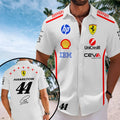 Lewis Hamilton x Scuderia Ferrari Monza Grand Prix 2026 Short Sleeve Button-Down Shirt – TANTN25301