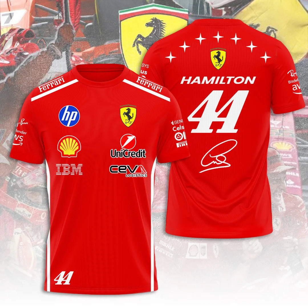 Lewis Hamilton x Scuderia Ferrari Monza Grand Prix 2026 3D Apparel – TANTN25302