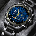 Tampa Bay Rays Black Stainless Steel Watch - MAITM13449