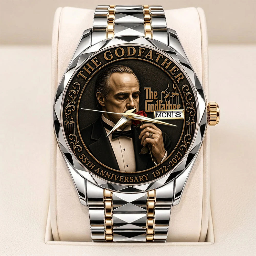 The Godfather 55th Anniversary Alloy Luxury Quartz Watch - TANTN25235