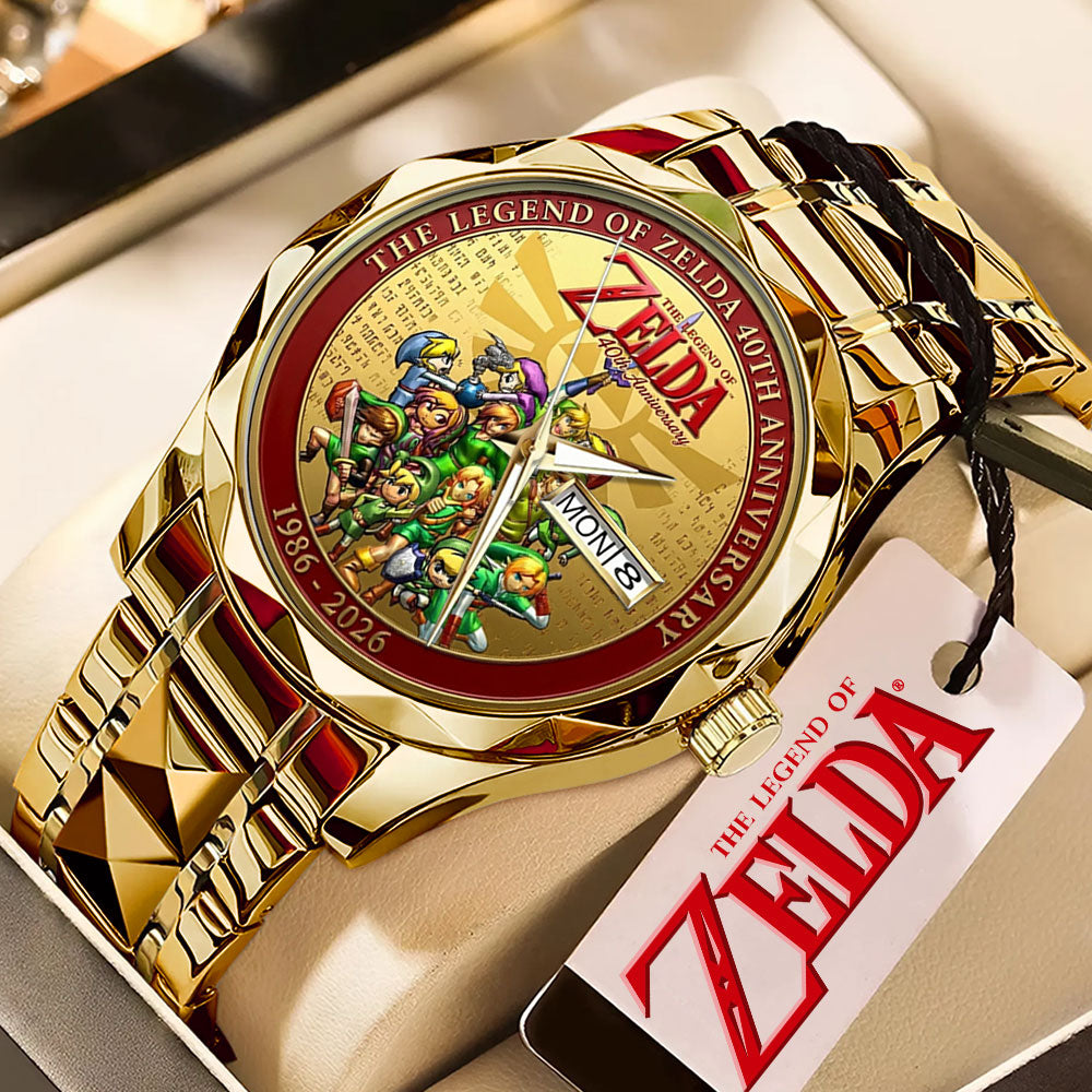 The Legend of Zelda 40th Anniversary Alloy Luxury Quartz Watch - TMTHU3349