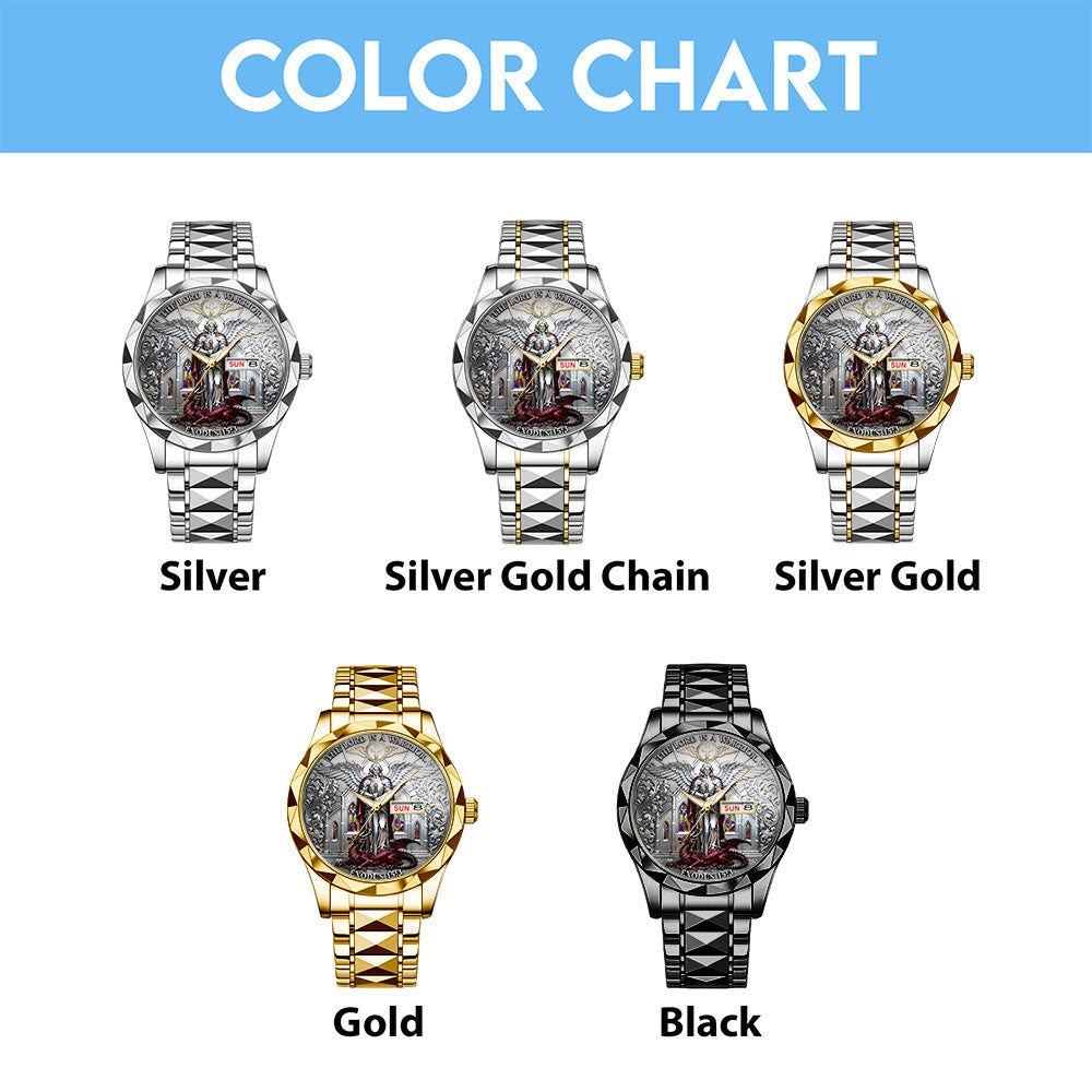 The Lord Is Warrior Alloy Luxury Quartz Watch - TANTN19691