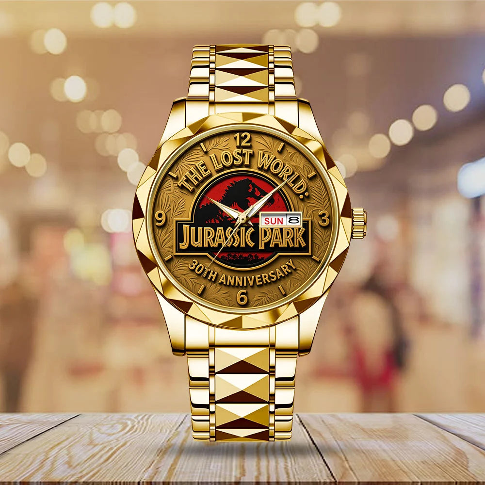 The Lost World: Jurassic Park 30th Anniversary Alloy Luxury Quartz Watch - TMTHU8850