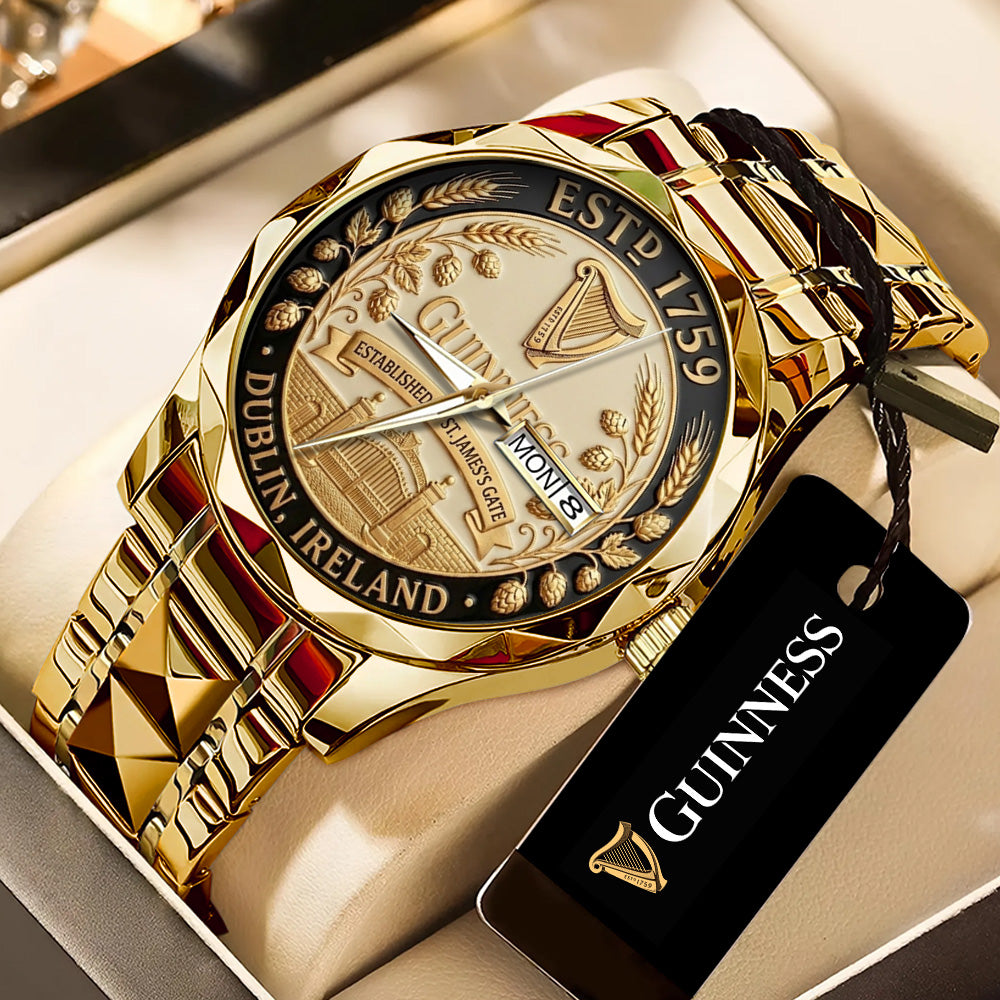 Guinness Alloy Luxury Quartz Watch - TANTN20699