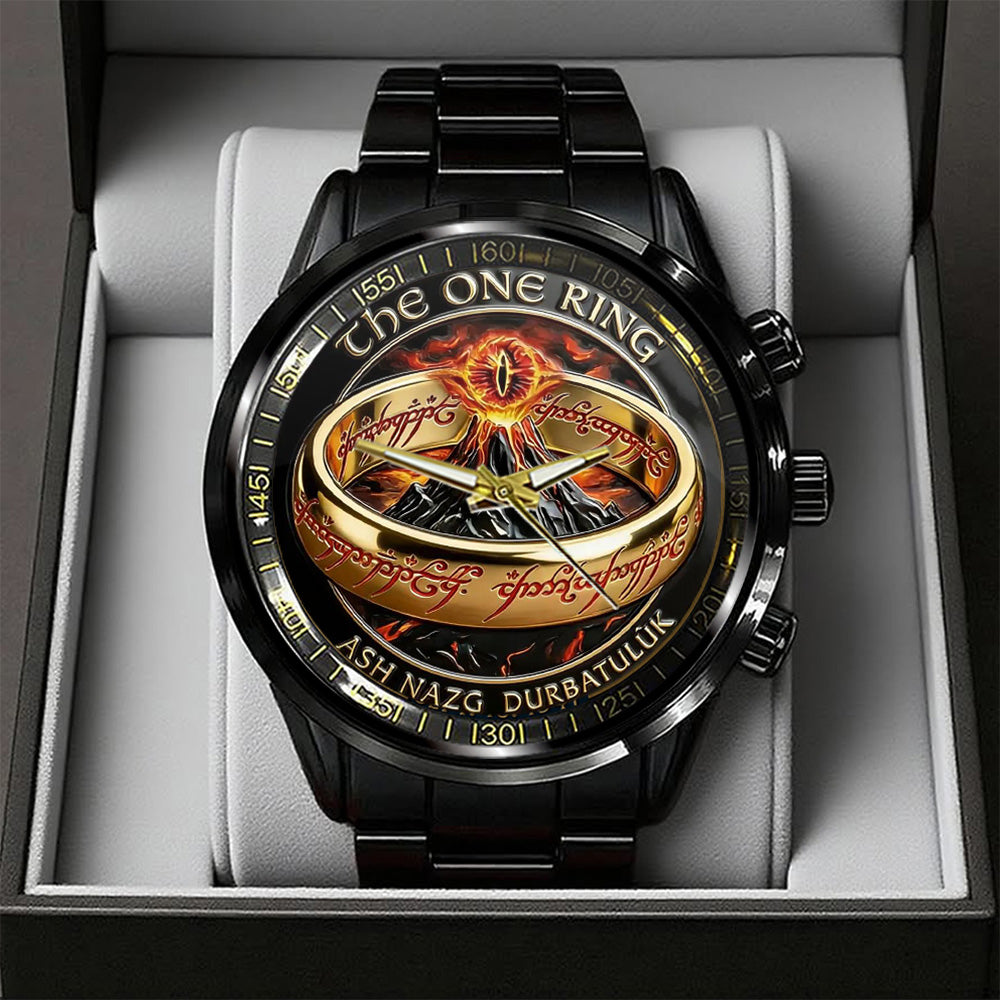 The Lord of the Rings Black Stainless Steel Watch - TANTN19817