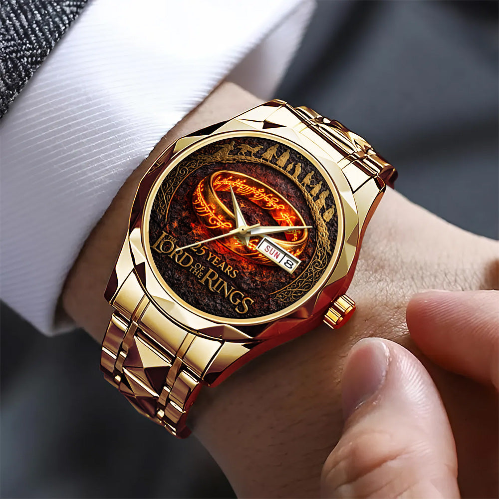The Lord Of The Rings 25th Anniversary Alloy Luxury Quartz Watch - TANTN20364