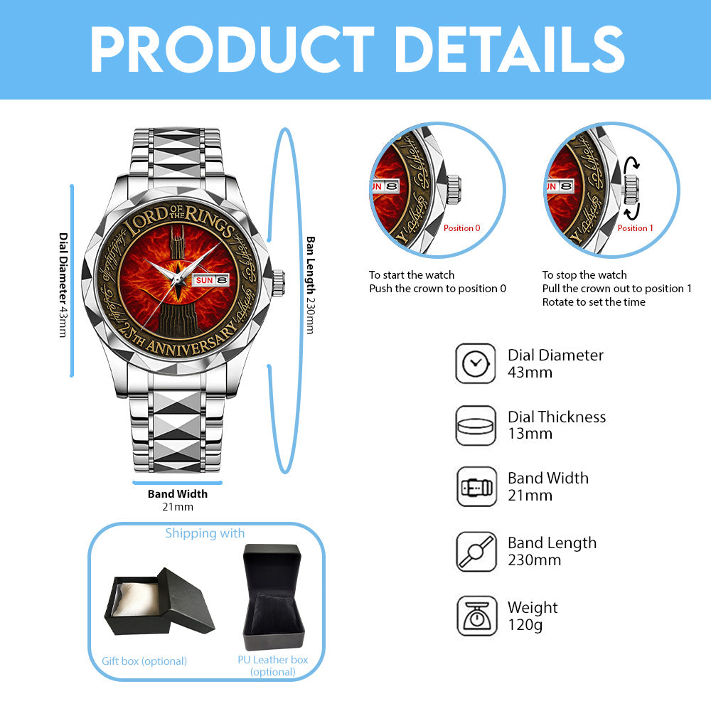 The Lord of the Rings Alloy Luxury Quartz Watch - TANTN14819