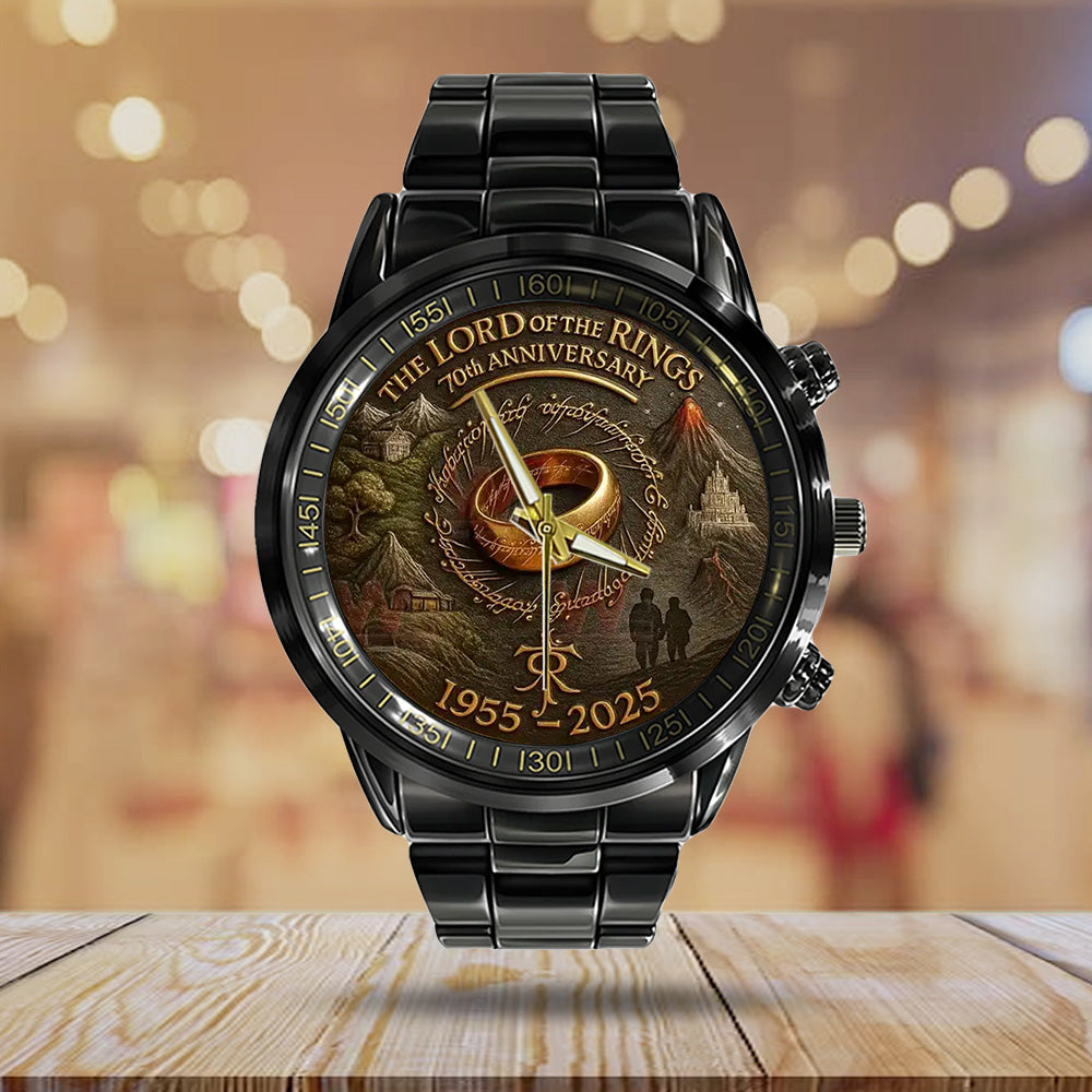 The Lord of the Rings Black Stainless Steel Watch - TANTN19319